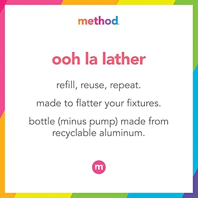 Method FOAMING HAND WASH, VIOLET + LAVENDER, REUSABLE SILVER ALUMINUM BOTTLE, BIODEGRADABLE FORMULA, 10 OZ (PACK OF 3) - Image 4